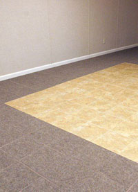 Basement Floor Systems Finished Flooring Subflooring