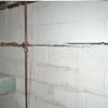 Severe foundation damage from a long crack in a bucking wall of a Marion home.