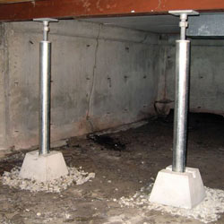 Installed crawl space jack post system in Mount Vernon