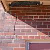 A long foundation crack that begins at a doorway of a Etna home.