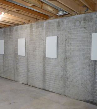 Wall anchor covers covering a foundation wall repair system in Galloway, Springfield, Mansfield, Marion, Zanesville