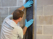 CarbonArmor® Strip applied to wall in Dublin