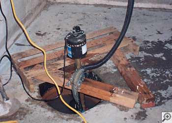 A Lewis Center sump pump system that failed and lead to a basement flood.