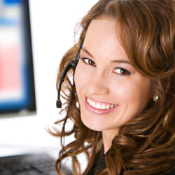 A basement waterproofing customer service specialist in Marysville scheduling an appointment.