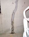 Failed Crack Repair: Failed do it yourself wall crack seal found