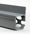 A perimeter drain tile system that collects iron bacteria tainted water