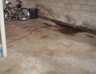 basement floor crack repair system in Ohio