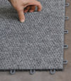 Interlocking carpeted floor tiles available in Marysville, Ohio
