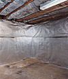 An energy efficient radiant heat and vapor barrier for a Marietta basement finishing project