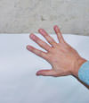 closeup of a plastic basement wall covering on concrete in Bellefontaine